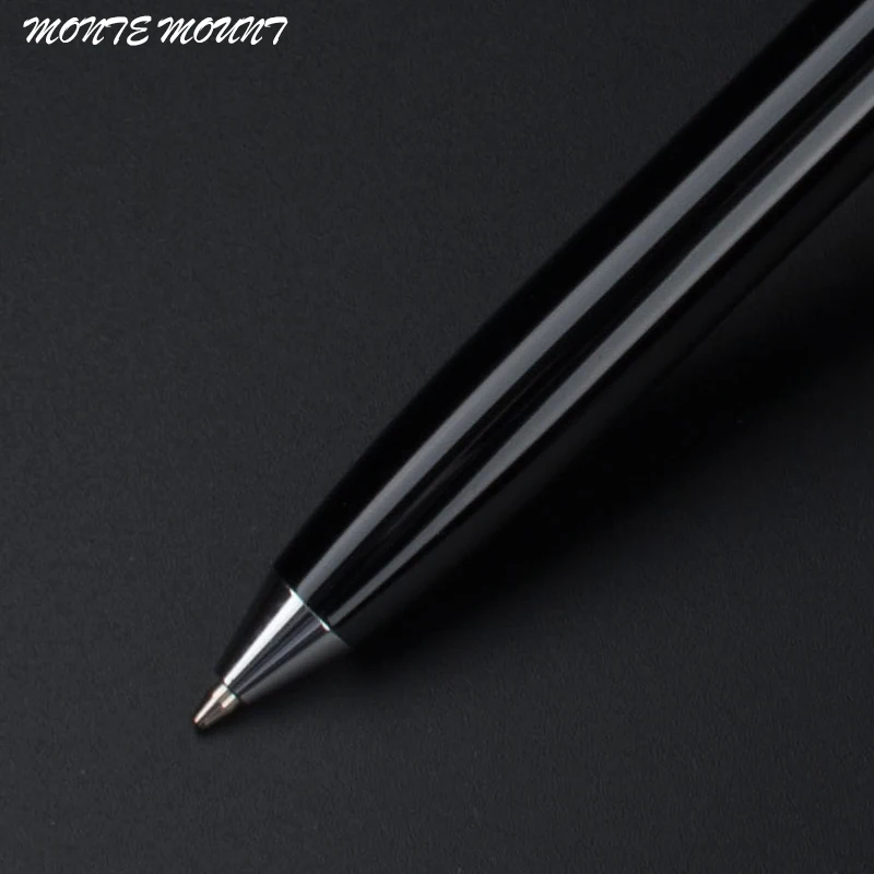 

MONTE MOUNT Ballpoint Pen with original fashion gift fountain pen Executive good quality pen Black hollow clip
