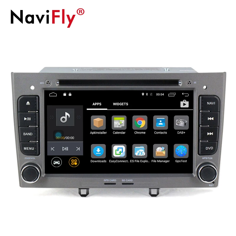 7 дюймов android7.1 автомобиля gps навигации автомобиля dvd для peugeot 308 408 FM Bluetooth AVIN географические карты бесплатное обновление Навител Европа