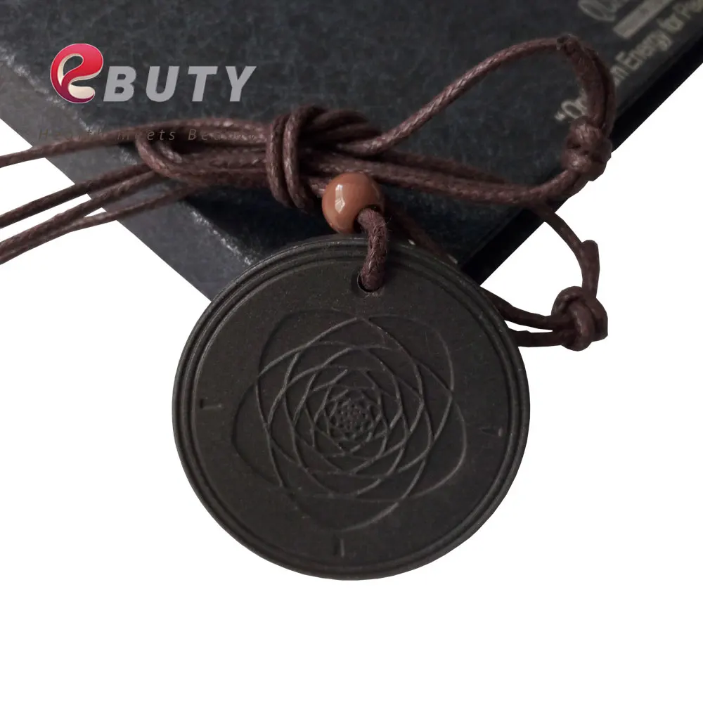 Квантовая подвеска в виде цветка жизни с лавовым камнем Скалярные ионы модные