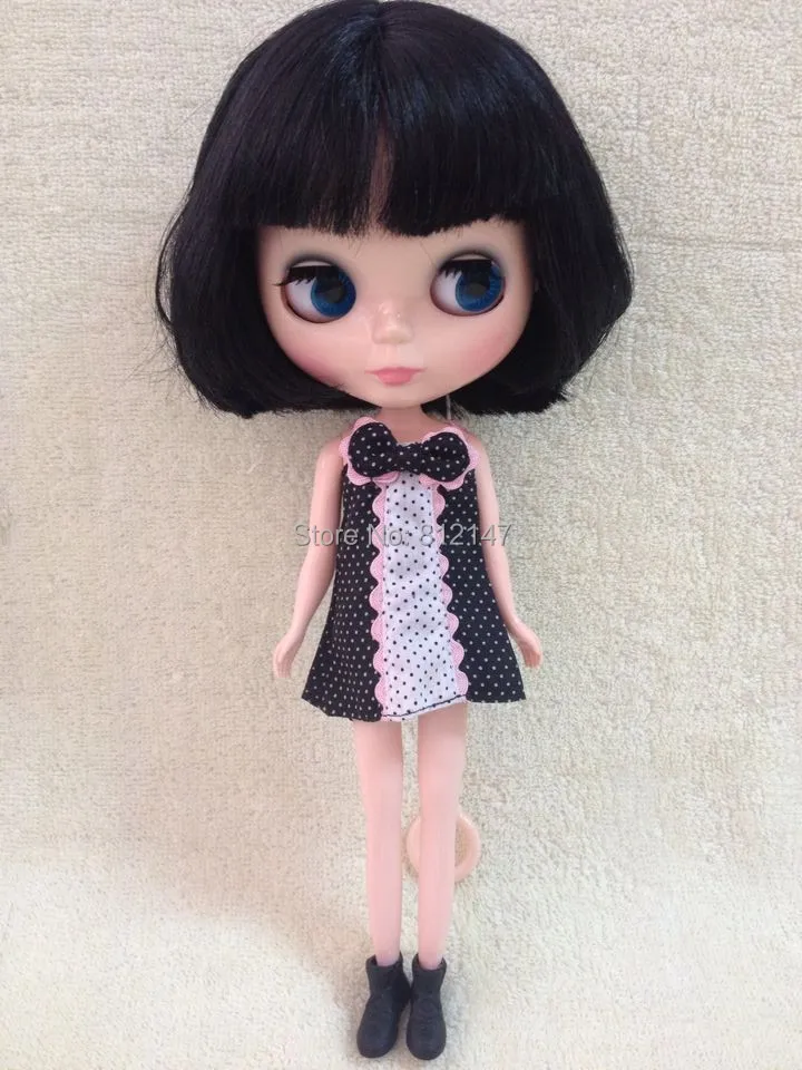 Модная Кукла Обнаженная кукла blyth (черные волосы) B21