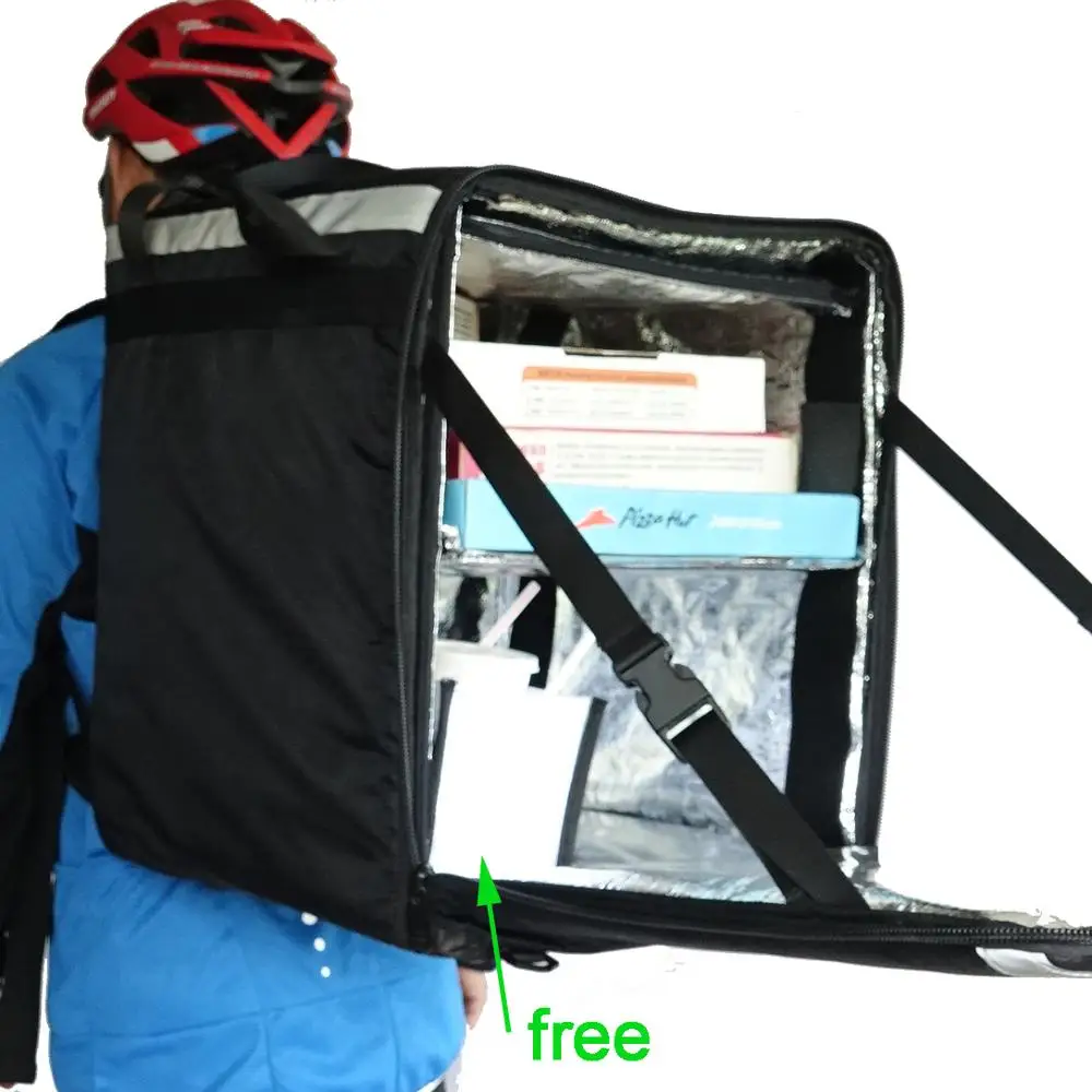 PK-76B: Big Pizza Delivery Bag Catering Food Takeout Bags Thermal Takeaway Backpacks |