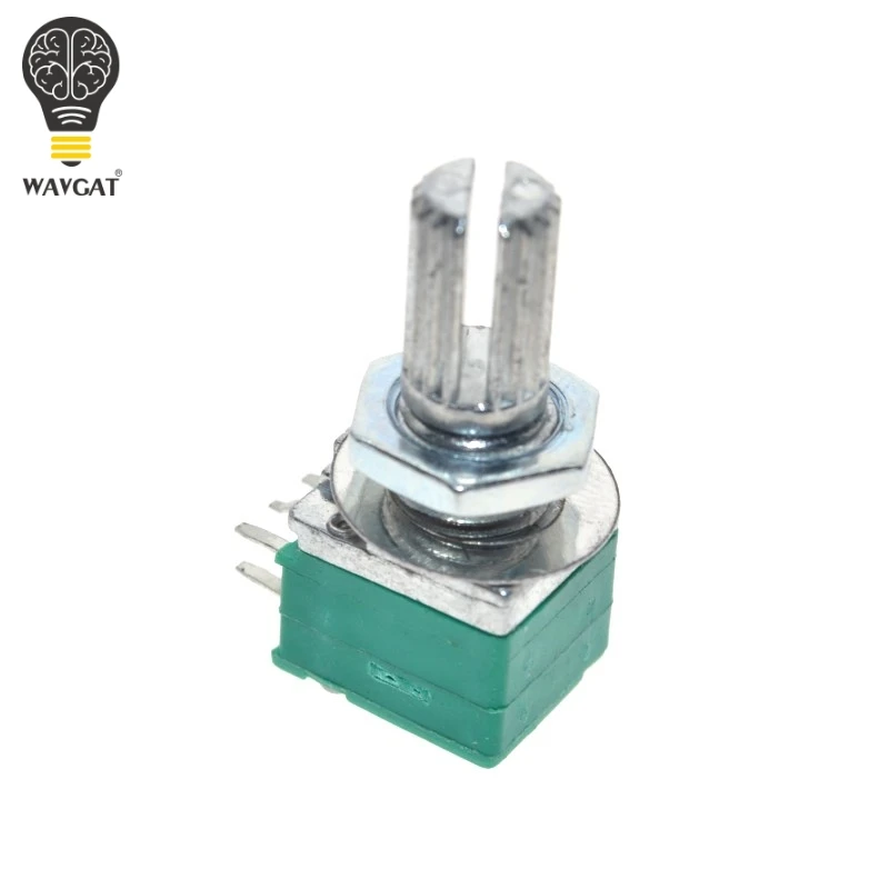 

10PCS B20K RK097G Audio Amplifier Sealed Dual Potentiometer 15mm Shaft 6pins WAVGAT