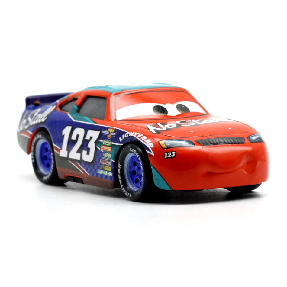 Disney Pixar тачки 3 1:55 ролевые No123 при погоде освещение McQueen литая металлическая Новая