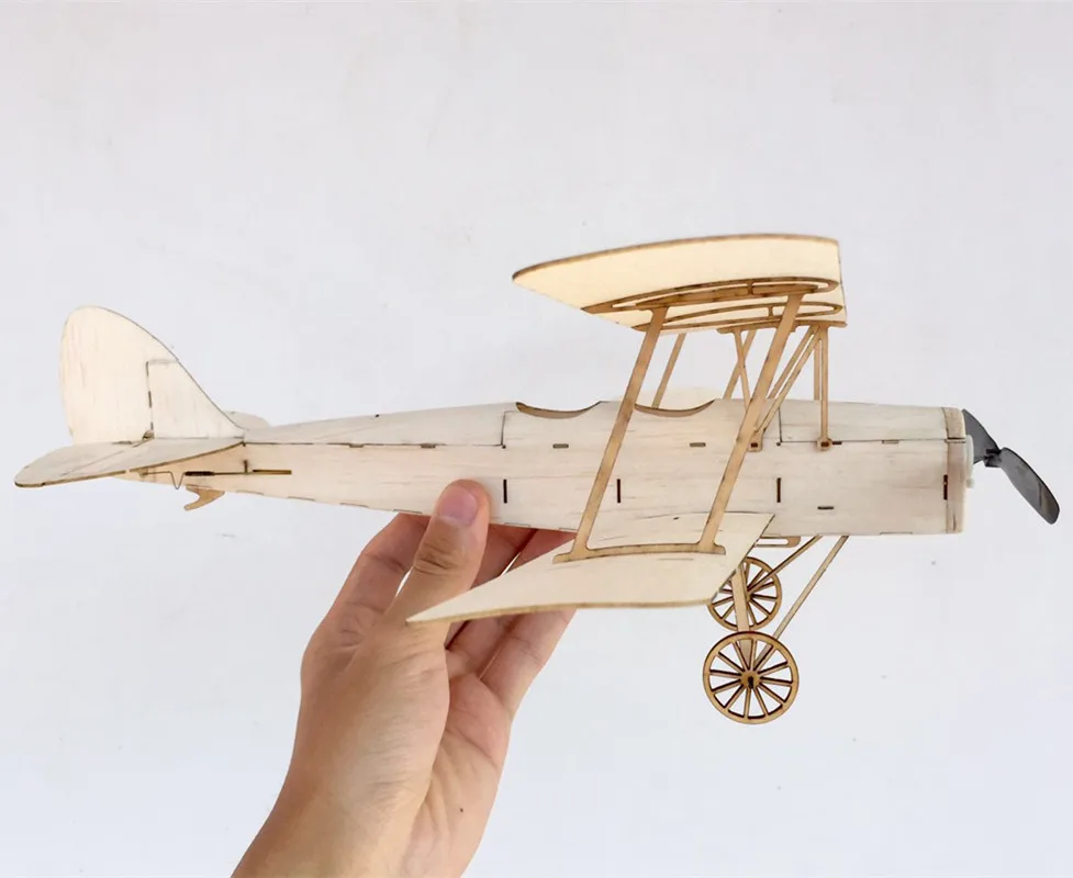 MininimumRC самолет лазерная резка самолетик из пробкового дерева комплект Tigermoth