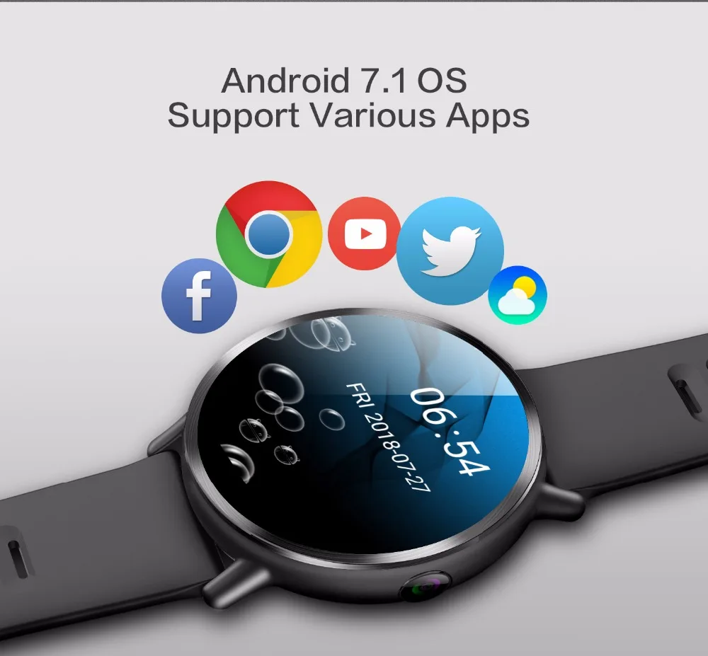 GOLDENSPIKE Android G Phone 7.1 MT6739 Quad Core 1GB + 16GB 8MP Camera 900mAh 4G / 3G 2G SIM data call smart watch men | Электроника