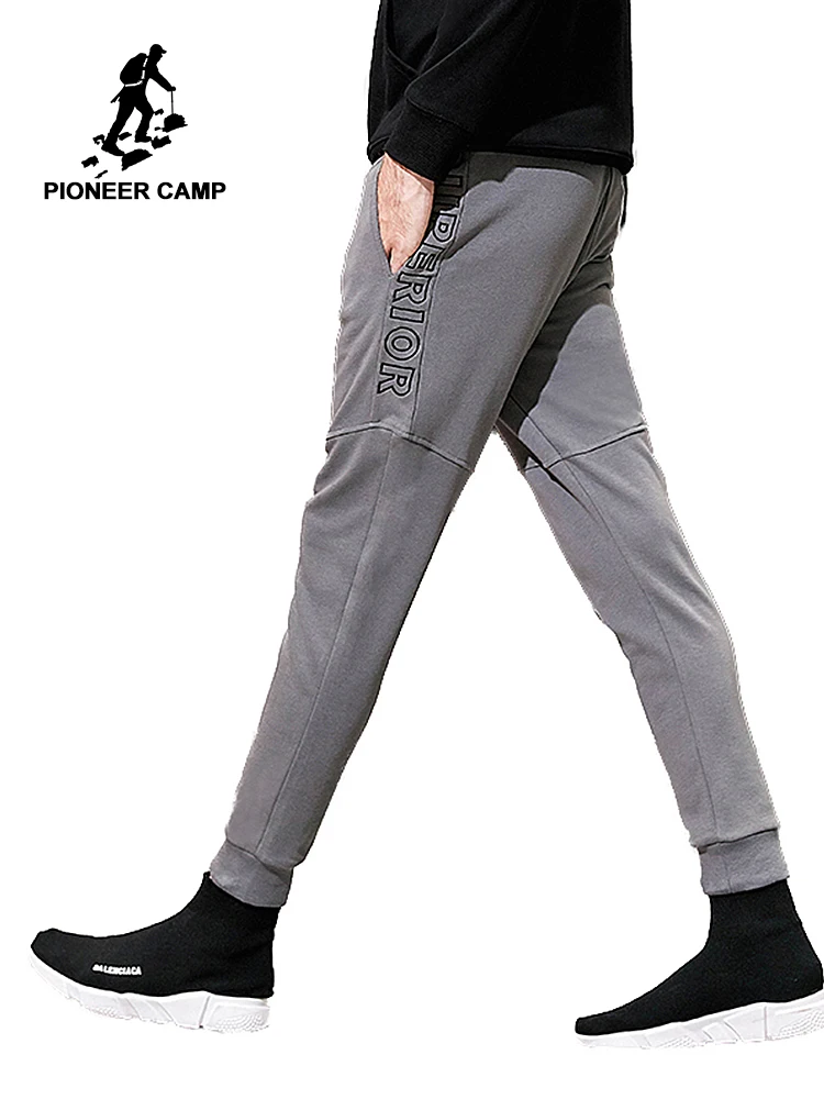 Мужские спортивные штаны Pioneer camp модные брендовые из хлопка с буквенным принтом