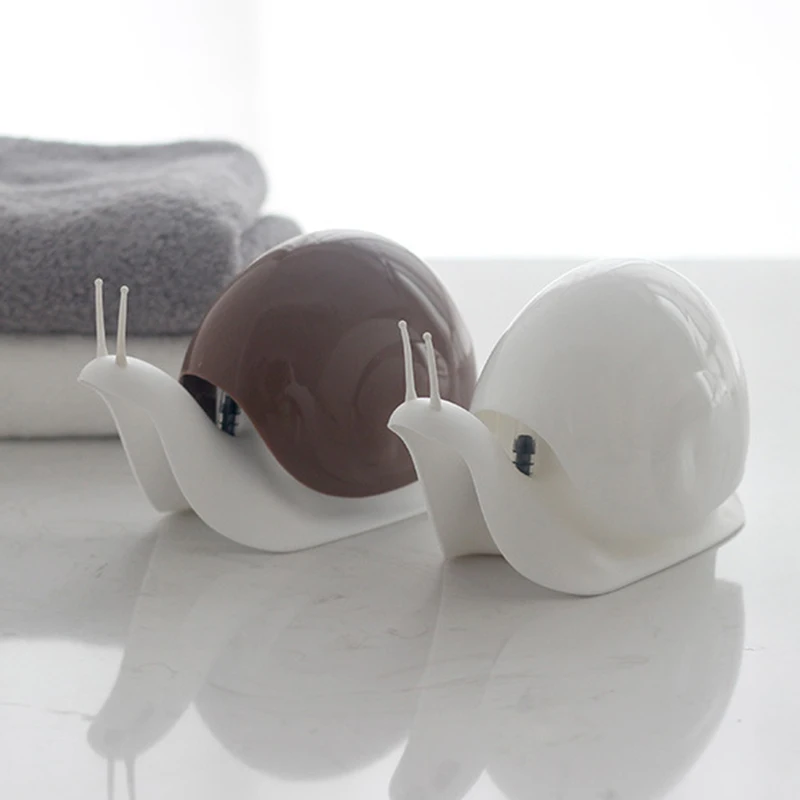 Bathroom Shampoo Dispenser Snail Shape Hand Soap Liquid Shampoo Shower Container YU-Home