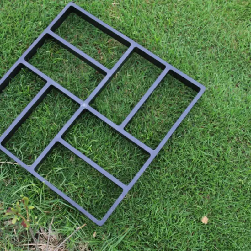 DIY Пластиковая форма для изготовления дорожек, ручная тротуарная плитка, цемент, кирпич, дорожная плитка, бетонные формы, инструмент для садовой тротуарной плитки, аксессуар