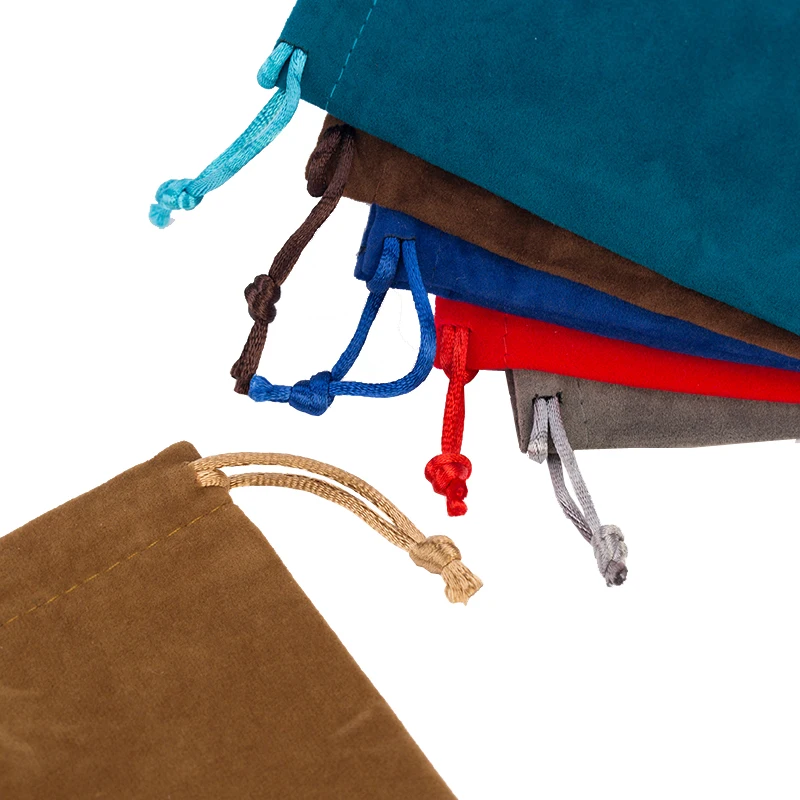 Бархатные Мешочки для ювелирных изделий 9 х12 см на шнурке