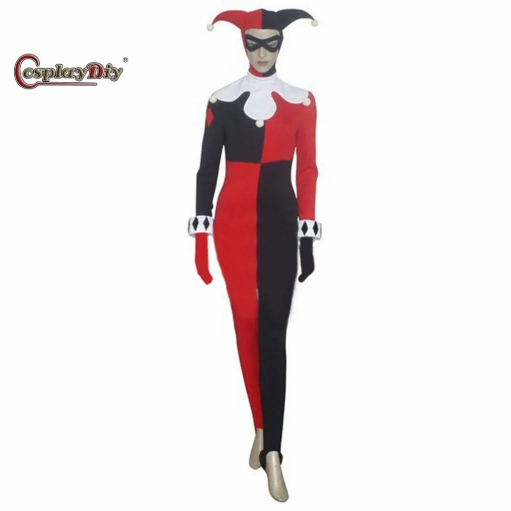 

Cosplaydiy Куинн Косплей Костюм Dr. Harleen Quinzel костюмы на Хэллоуин для женщин маскарадный костюм на заказ