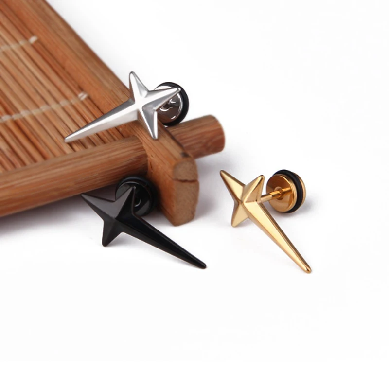 1 шт. серьги из нержавеющей стали в виде звезд | Украшения и аксессуары