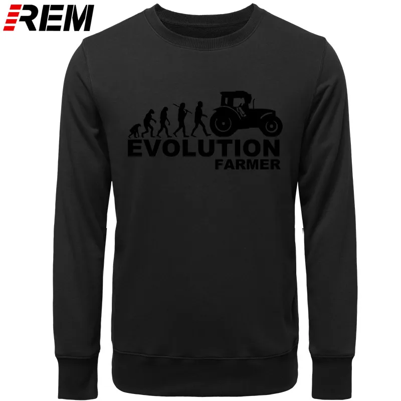 REM Farmer Evolution мужские толстовки сельскохозяйственный трактор Fendt Claas Machinery с длинным рукавом модные толстовки с принтом, толстовки