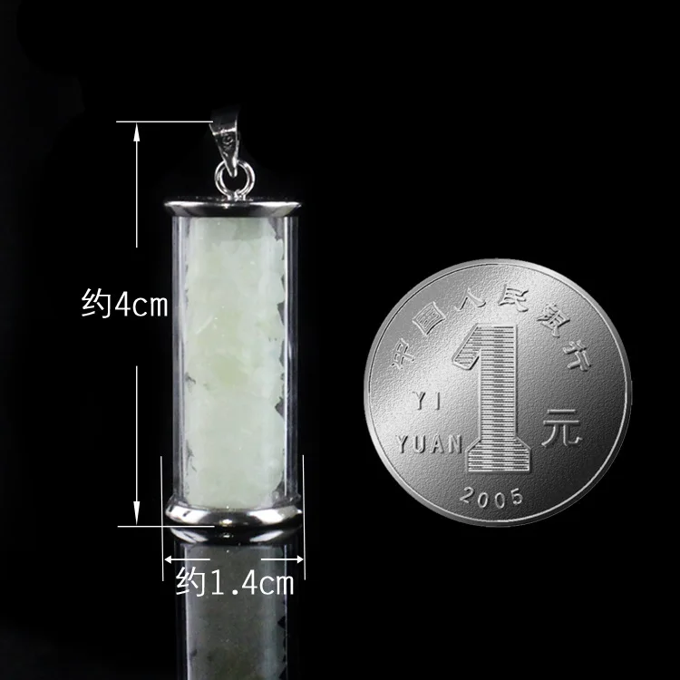 Светящаяся в темноте стеклянная проекция ожерелье для женщин ювелирные изделия
