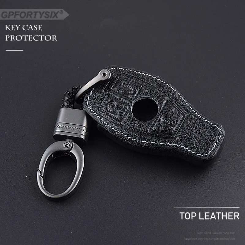 Кожаный чехол GPFORTYSIX для автомобильного ключа защитный Mercedes Benz W203 W210 W211 W124 умный