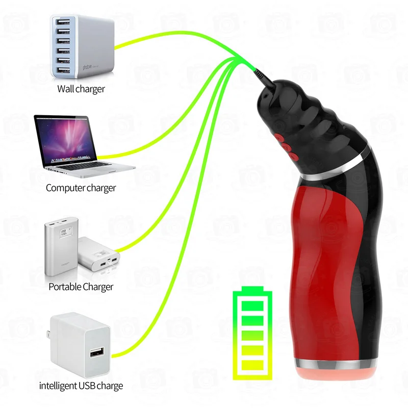 Электрический оральный секс мастурбатор с вибрацией Глубокая
