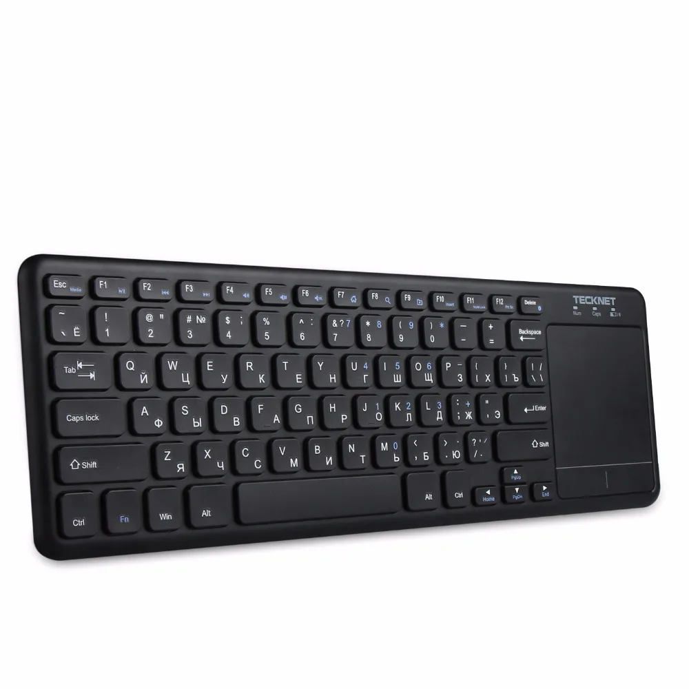 Мини Беспроводной Bluetooth Touch русская клавиатура с тачпадом для Windows PC Smart ТВ ОС Android
