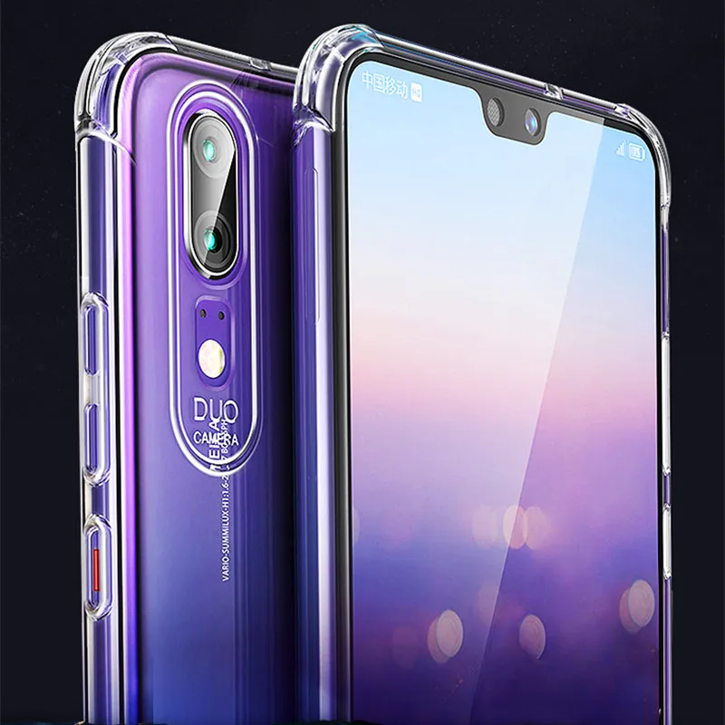Shockproof Phone Case For Huawei P20 P30 Lite Pro Honor 10 Mate 20 Soft Clear TPU Cover P Smart 2019 |