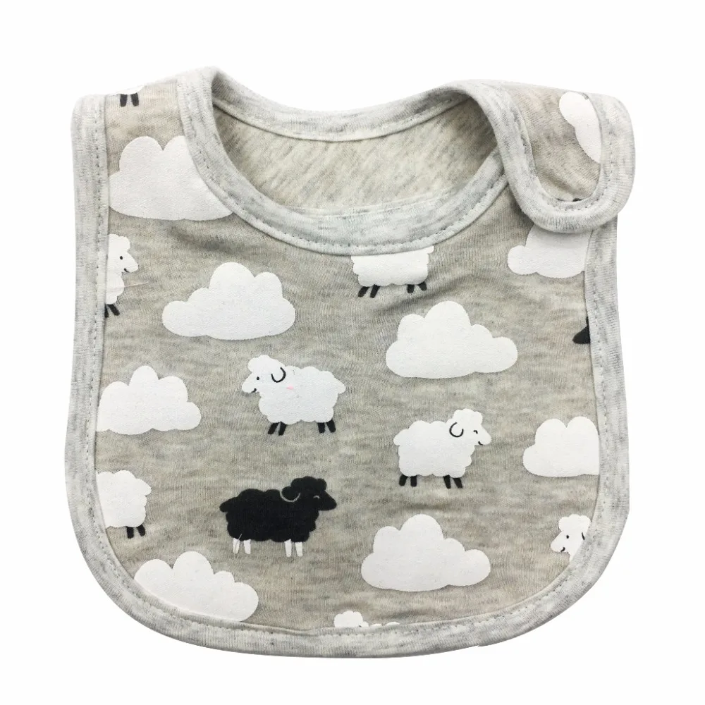 Детские нагрудники из 100% хлопка водонепроницаемая бандана и салфетки для