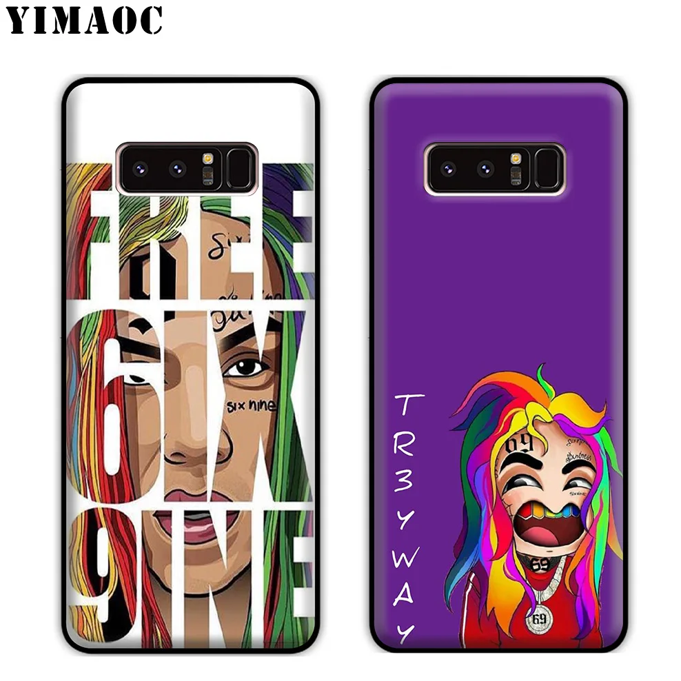 YIMAOC Tekashi 6ix9ine Мягкий силиконовый чехол для телефона samsung Galaxy Note 10 плюс 9 8 A9 A8 A6 2018 A5 A3