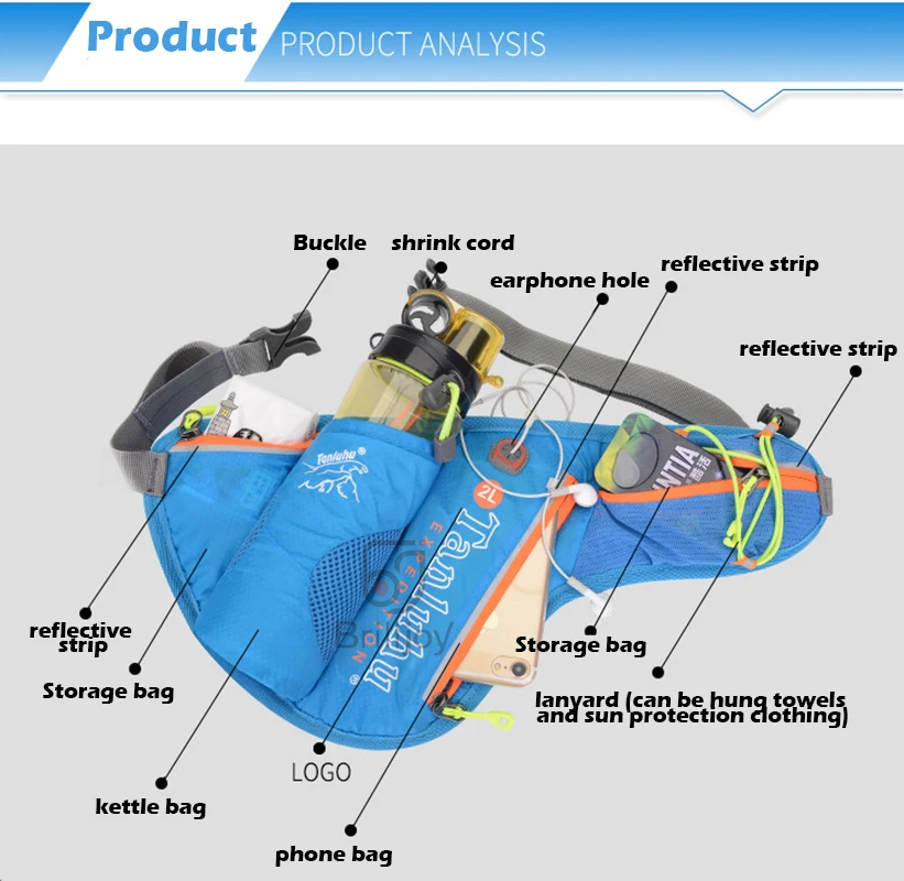 Waterproof Waist Pack For Men Women Fanny Pack Bum Chest Bag Hip Money Belt Travelling Mountaineering Shoulder Mobile Phone Bag