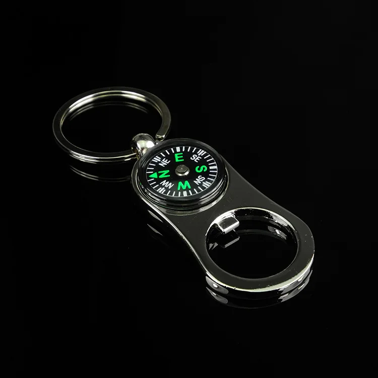 Высокое качество Портативный Компас дальномер Мини + брелок