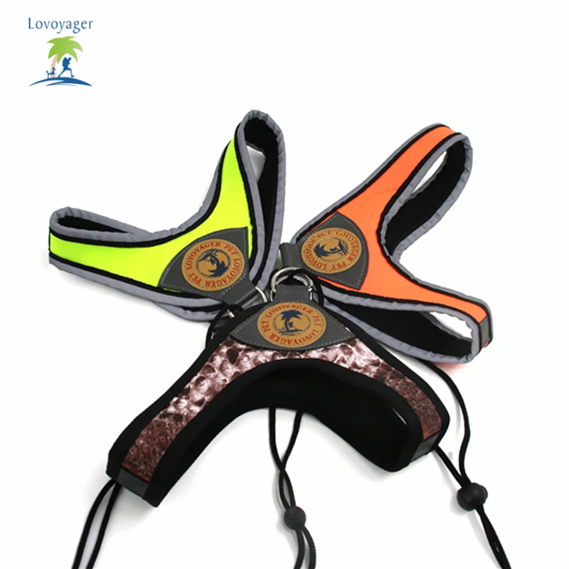 Модные светоотражающие из микрофибры собака жгут ходить воротник поводки ремни