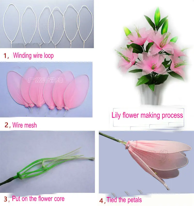 

Silk flower material stockings color wire mesh flower special 20# 24# 1kg/lot
