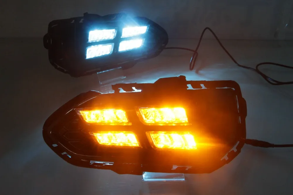 2018 Newest product High quality led Daytime running light For Honda jazz/fit fog lamp |