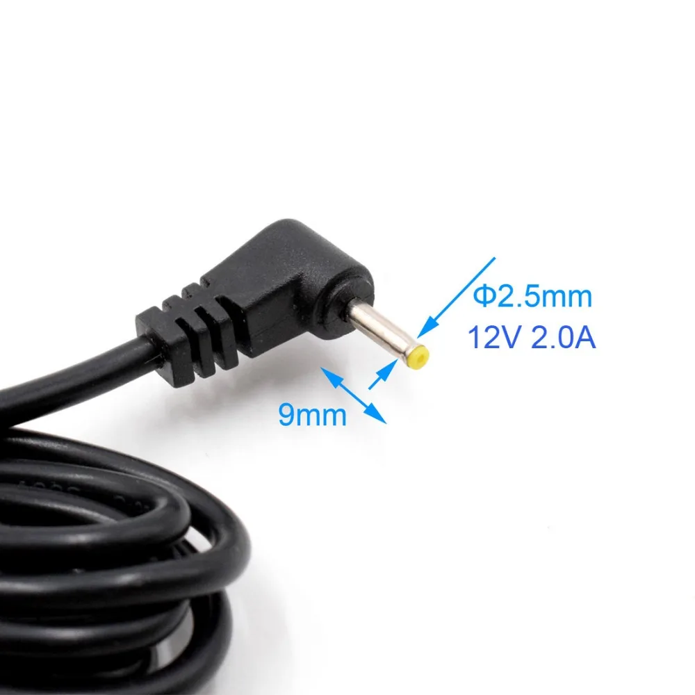 XCGaoon Diameter 2.5mm Port Car DC Converter Module Input 12V 24V Ouput 2.0A with 3.1meter Low Voltage Protection | Автомобили и