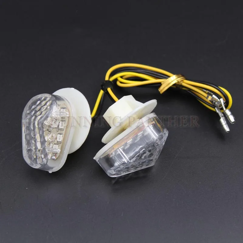 Turn Signal Flush Mount LED Indicator Light Moto Flashing For Yamaha YZF R1 R6 R6S FZ1S FAZER 1000 FZ6S 600 | Автомобили и