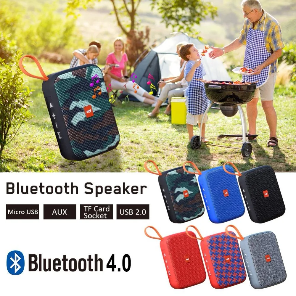 Беспроводная квадратная Bluetooth Колонка стерео наружная водостойкая Поддержка