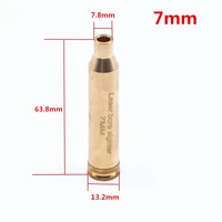 new 7mm red dot laser brass boresight cal cartridge bore sighter for scope hunting