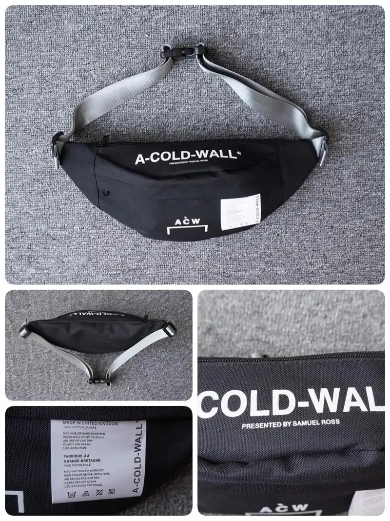 19SS A-COLD-WALL ACW сумка Вэнь Женская 1:1 Модная Повседневная Хип-хоп ACW сумка поясная сумка холодная стена сумка через плечо