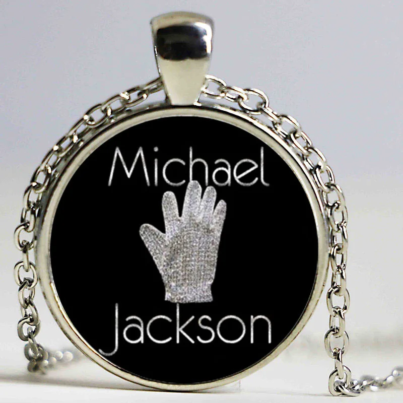 Майкл Джексон кулон ожерелье dingyi 2016 новое панк из стекла Длинные ожерелья для