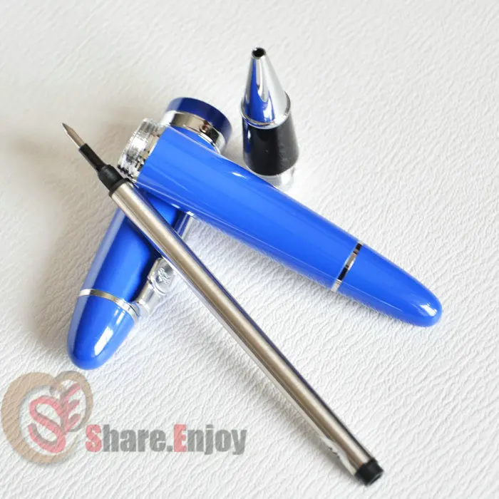 Шариковая ручка JINHAO 159 синий и серебристый толстый|roller ball pen|ball penjinhao |