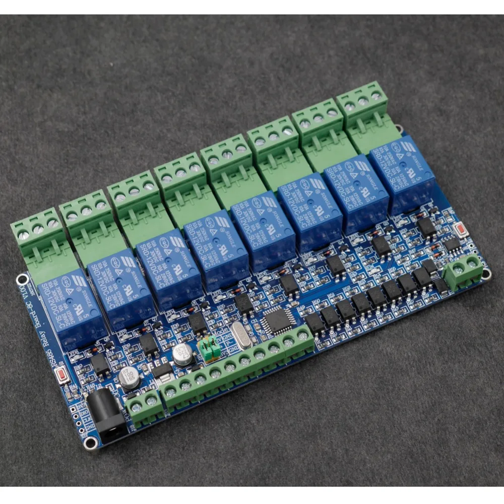 8 релейный модуль канальный MODBUS RTU RS485 плата расширения сети TTL (режим Modbus RTU)|8