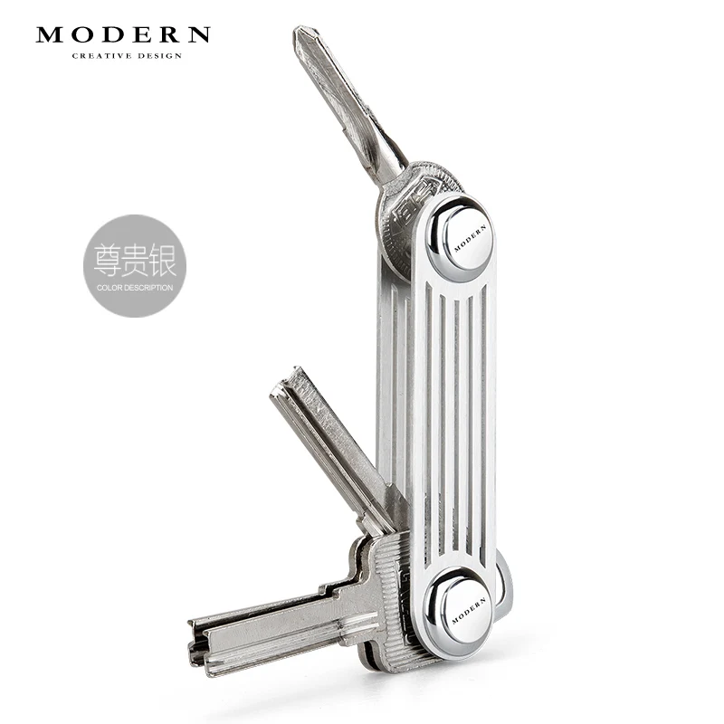 Современный брендовый Новый 2017 алюминиевый кошелек для смарт ключа органайзер