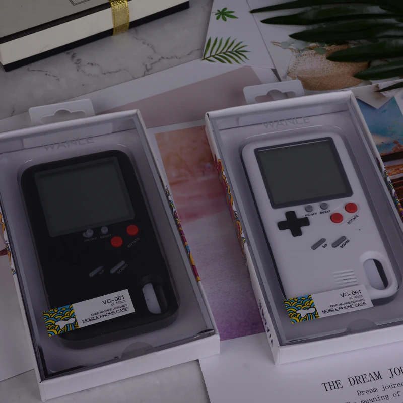 Чехлы для телефона GB Gameboy Tetris iPhone 6 6S 7 8 Plus мягкий чехол игровой консоли Blokus Iphone