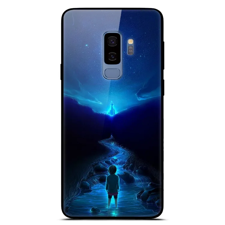 5 Чехол из закаленного стекла для samsung S9, Жесткий Чехол для задней панели, чехол для samsung Galaxy S9 Plus, чехол, TPU бампер S10e S10 Plus Caso - Цвет: 5