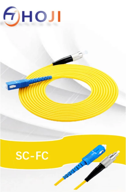 5 м FC/UPC-SC/UPC Simplex 9/125 одномодовый волоконно-оптический кабель Соединительный шнур