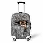 Защитный чехол для багажа, эластичный чехол с изображением единорога для чемодана 18-28 дюймов, водонепроницаемое покрытие чемодана