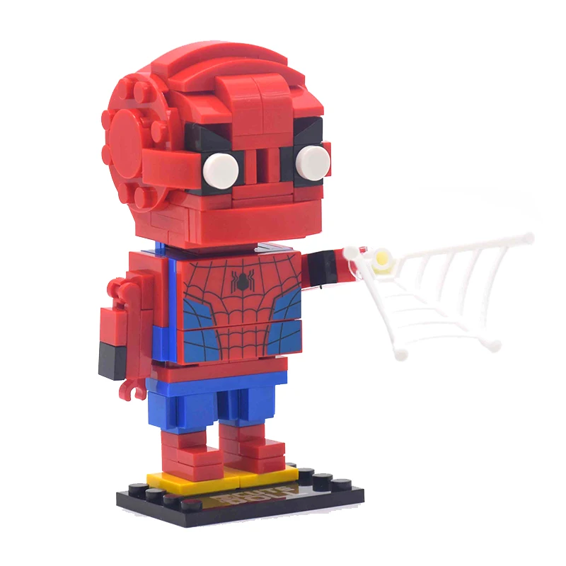 Style 27 Decool Brickheadz Dragon Ball Z Супергерои Железный человек Marvel Супергерои фигурки Бэтмена строительные блоки кирпичи головы игрушки - Цвет: Style 27