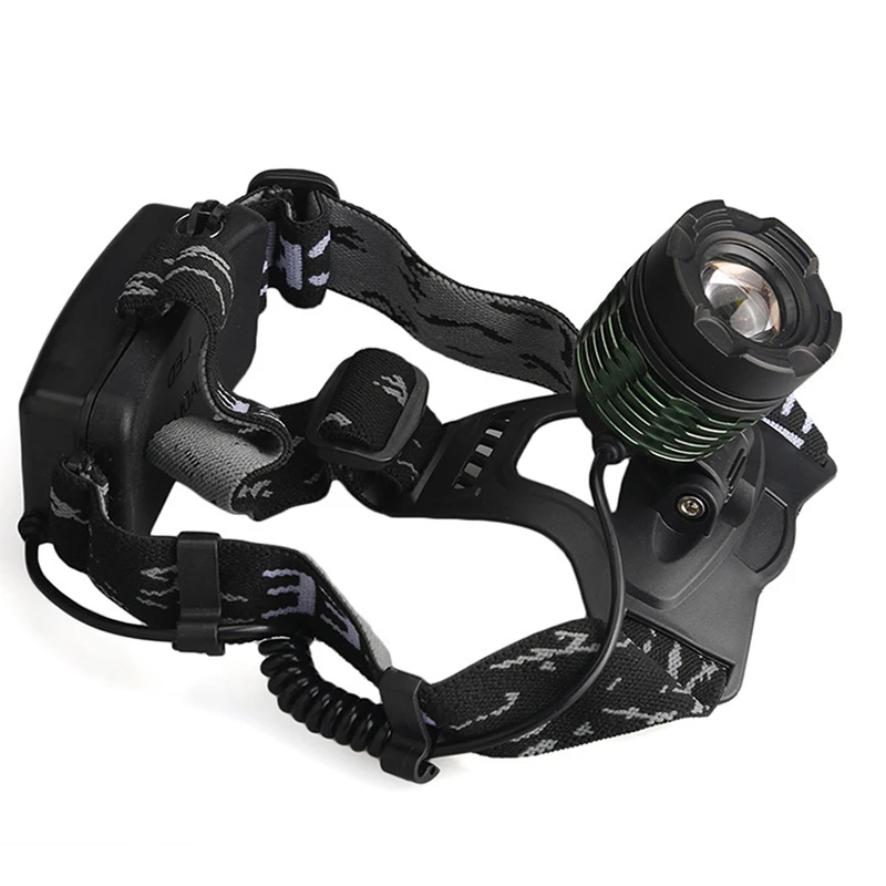 

300 Lumens Rechargeable Super Bright LED Headlamp Rotating Design Focus Hunting Fishing Headlight Flashlights Outdoor Head Light