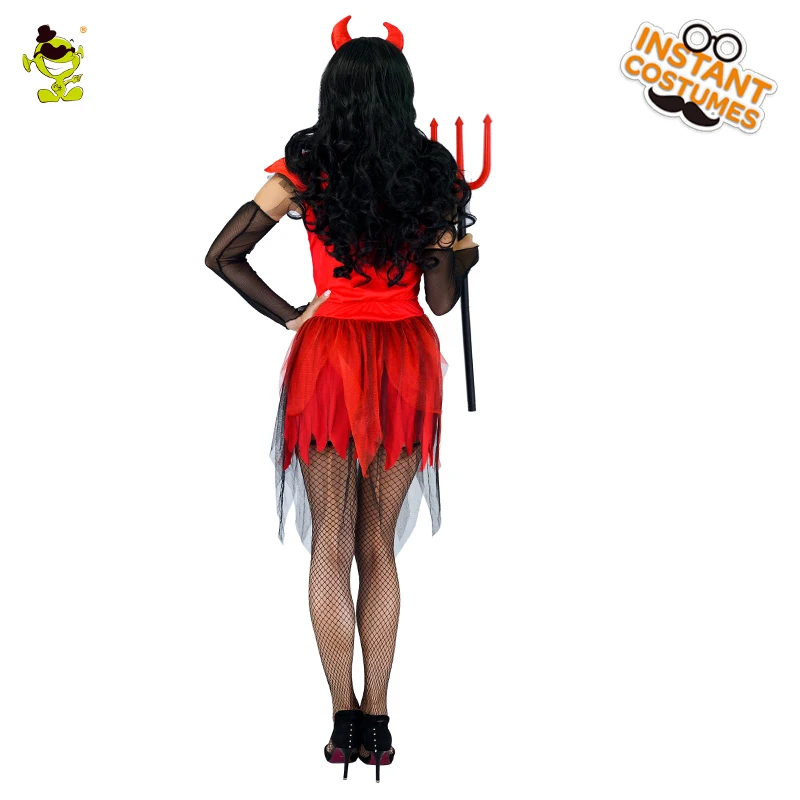 Женские дьявола с красным воротником жилет костюмы женские пикантные красные