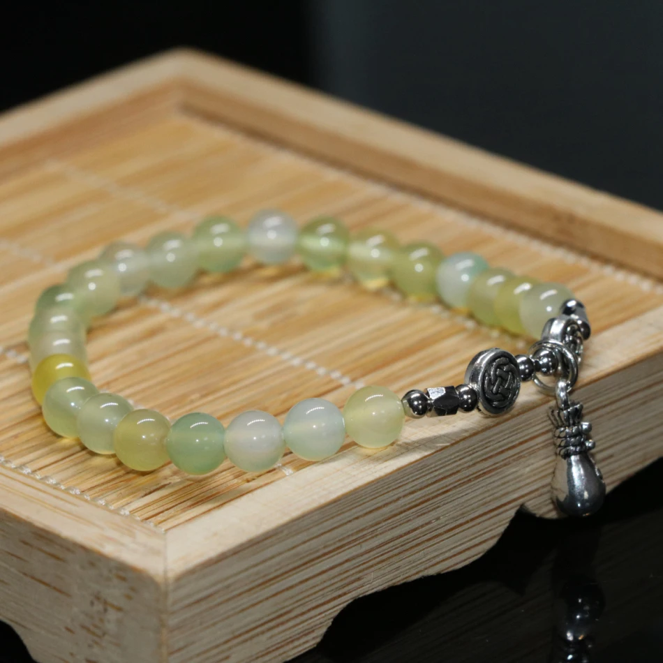 Горячая продажа Европейский Нить Браслет Модные натуральный зеленый винограда