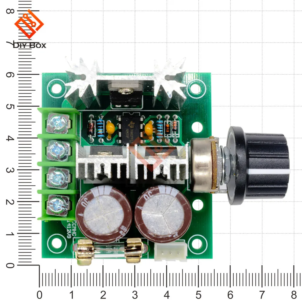 Универсальный AC/DC 12 40V 400W 10A Регулируемый шим тока Мощность Скорость регулятор с