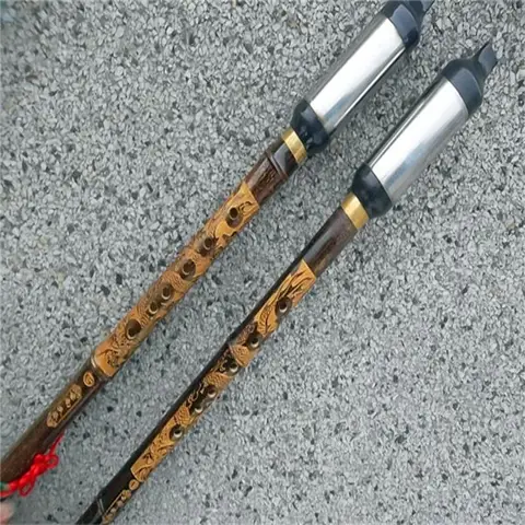 Натуральная фиолетовая бамбуковая Вертикальная флейта для игры Bawu флейта F/G ключ флуута баву Съемная флейта китайского дракона народный инструмент баву