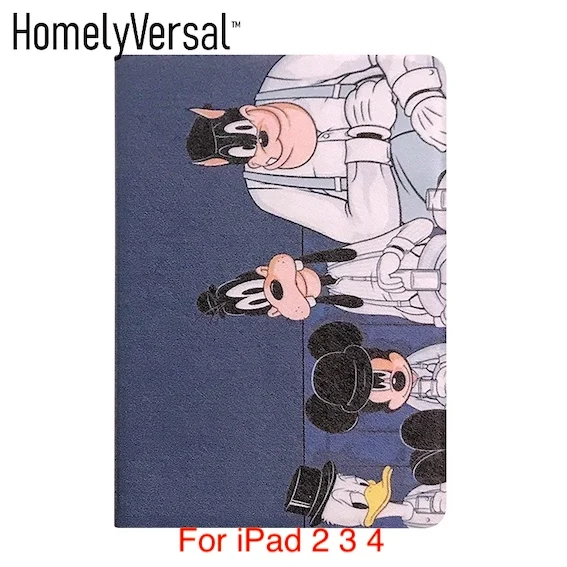 Чехол для планшета Kawaii Cartoon Du Fei для / iPad mini 1/2/3/4 чехол для iPad air2 чехол в подарок iPad 5 оболочка для iPad 2/3/4 - Цвет: For iPad 2 3 4