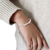 beautiful real freshwater pearl braceletadjustable casual one direction btacelet girlfriend gift