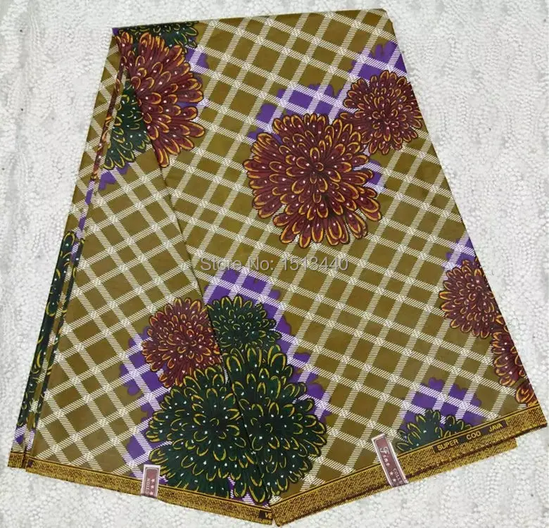 (6 ярдов/шт) NJW7326-7 супер java воск ткань африканские принты нигерийский Настоящее
